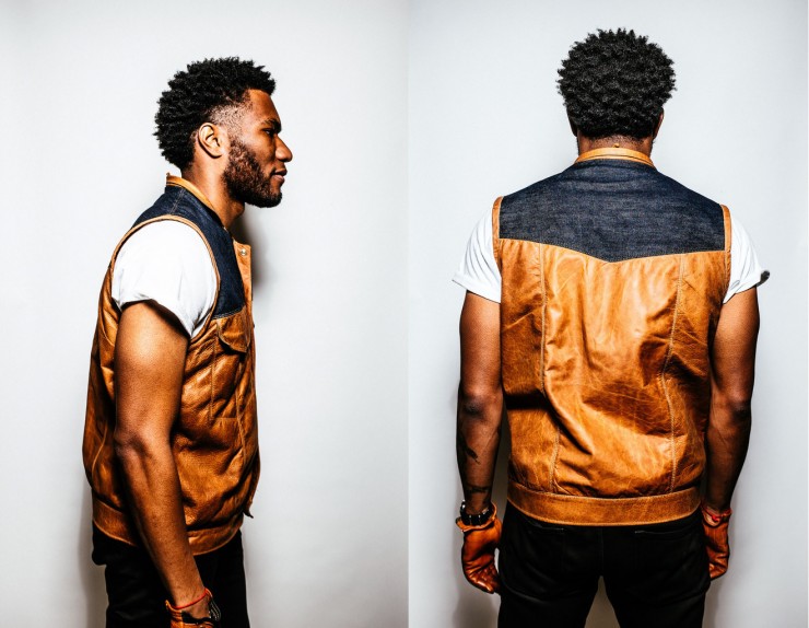 Motorcycle Leather Vest