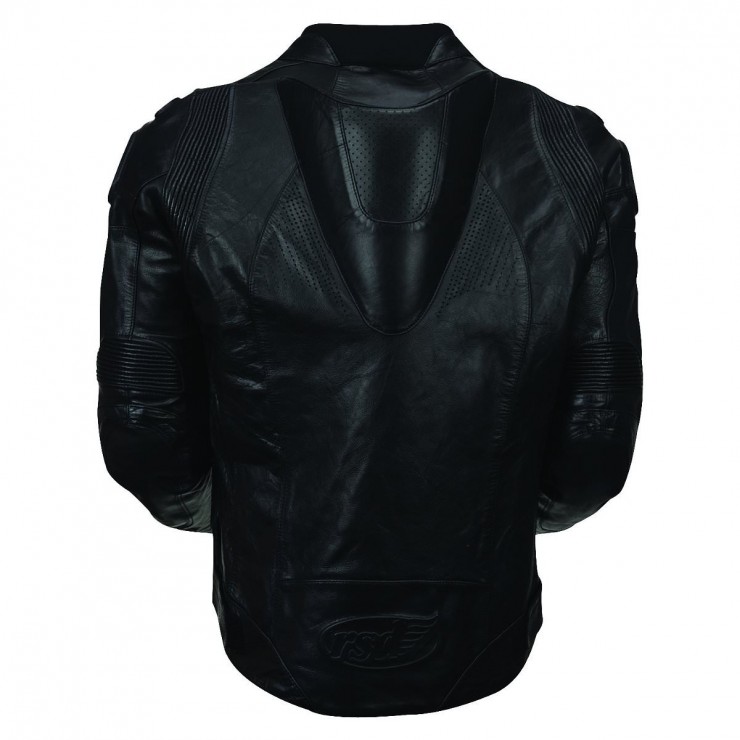 Roland Sands Zuma Leather Jacket Black Back