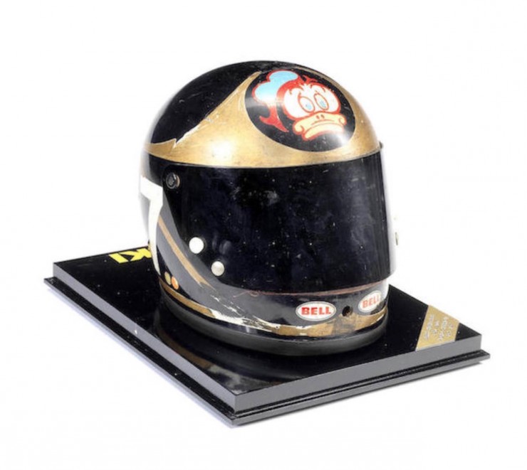 Barry Sheene's Bell racing helmet