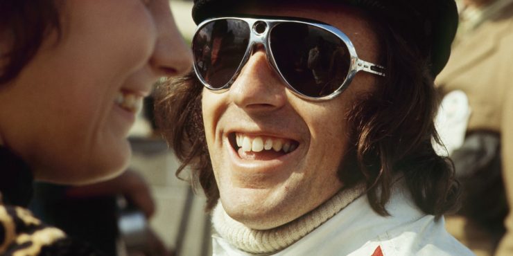 Jackie Stewart Laughing