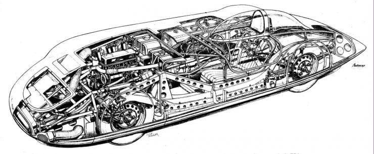 MG EX179 Cutaway