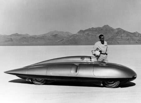 MG Speed Trials at Bonneville Salt Flats - 1956 MG EX181 450x330 - MG Speed Trials at Bonneville Salt Flats - 1956