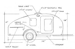 Timberleaf Teardrop Camper Trailer