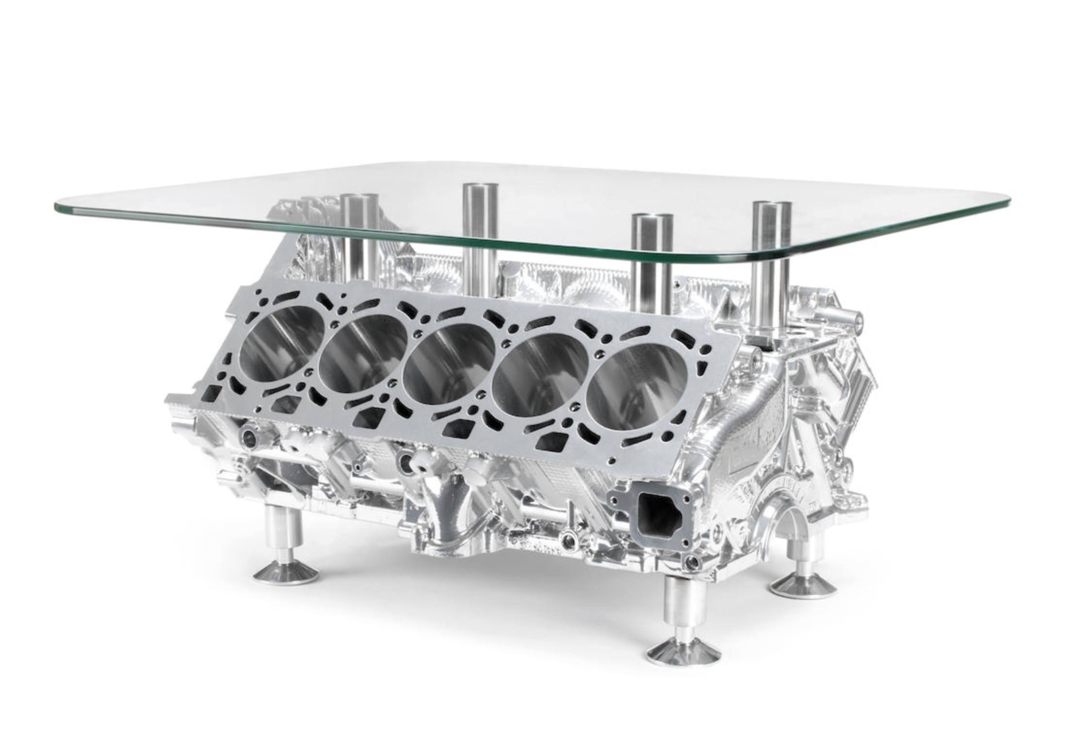 Motor Block Coffee Table : Coffee table made from Mercedes-Benz engine with round ... / The standard table is made from a v8 gm 4.8/5.3 l.