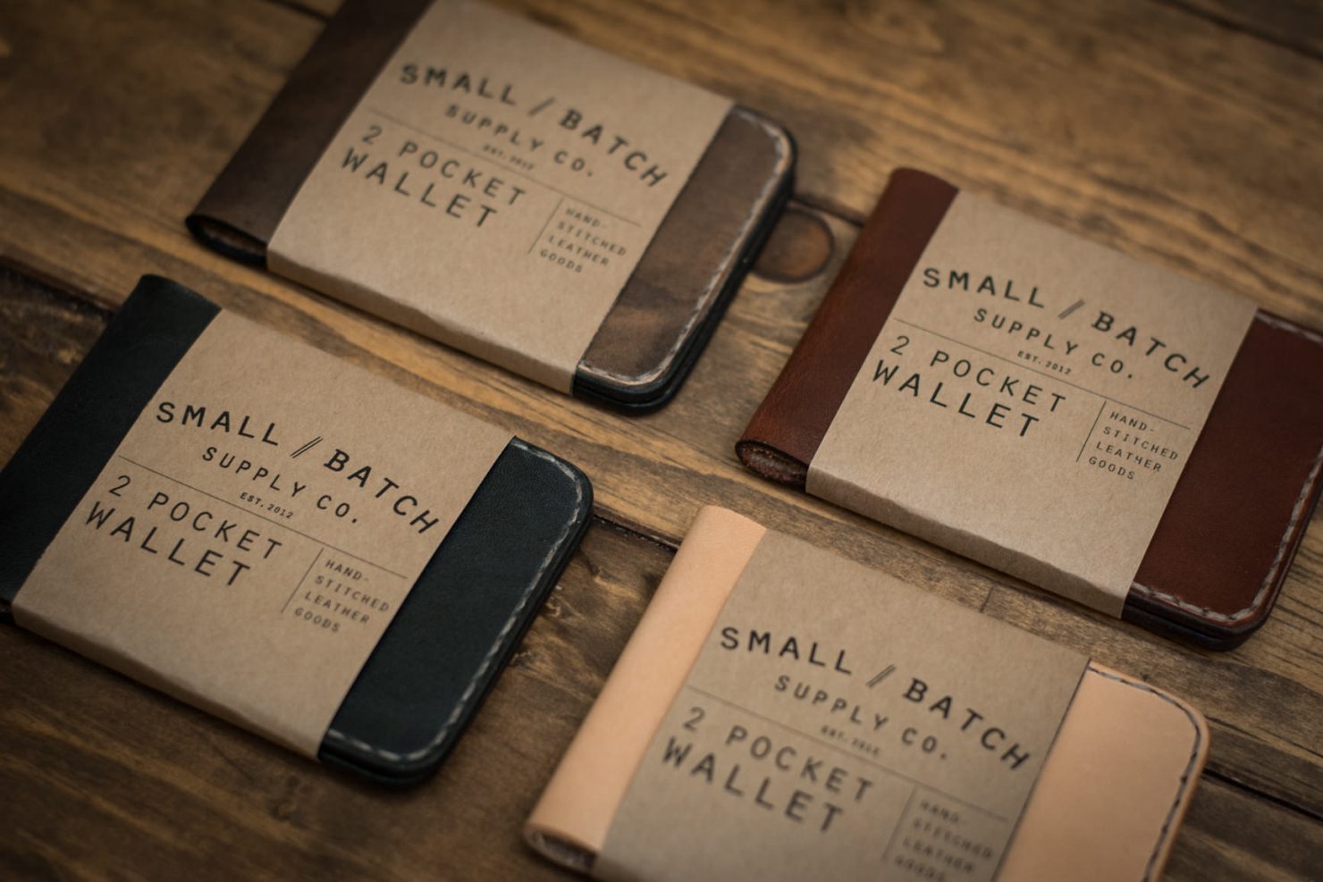 Small Batch Supply Co. 2 Pocket Wallet
