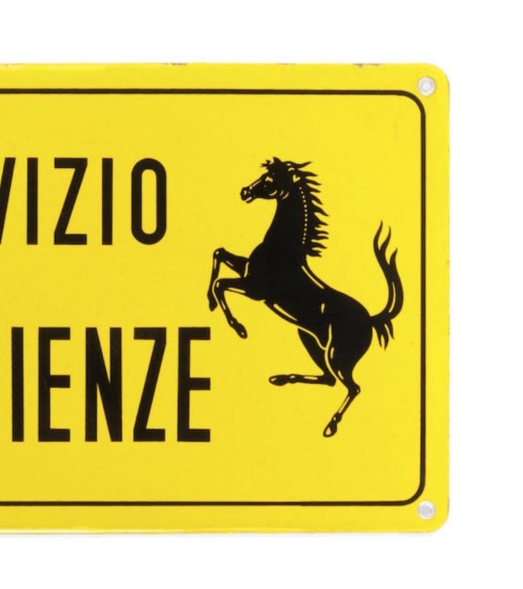 Ferrari Servizio Esperienze Enamel Signs