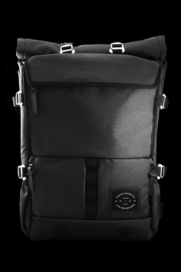 The Peloton Asphalt Motorcycle Backpack 3