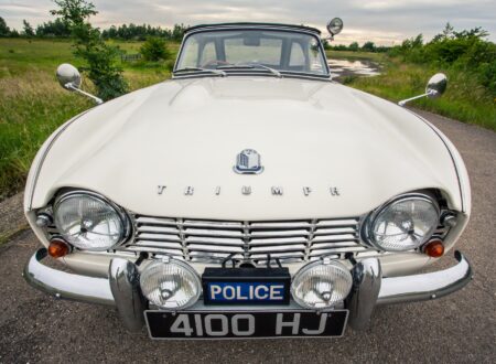 ‘High Speed Pursuit’ 1962 Triumph TR4 Police Car Triumph TR4 Police Car 1 450x330 - ‘High Speed Pursuit’ 1962 Triumph TR4 Police Car