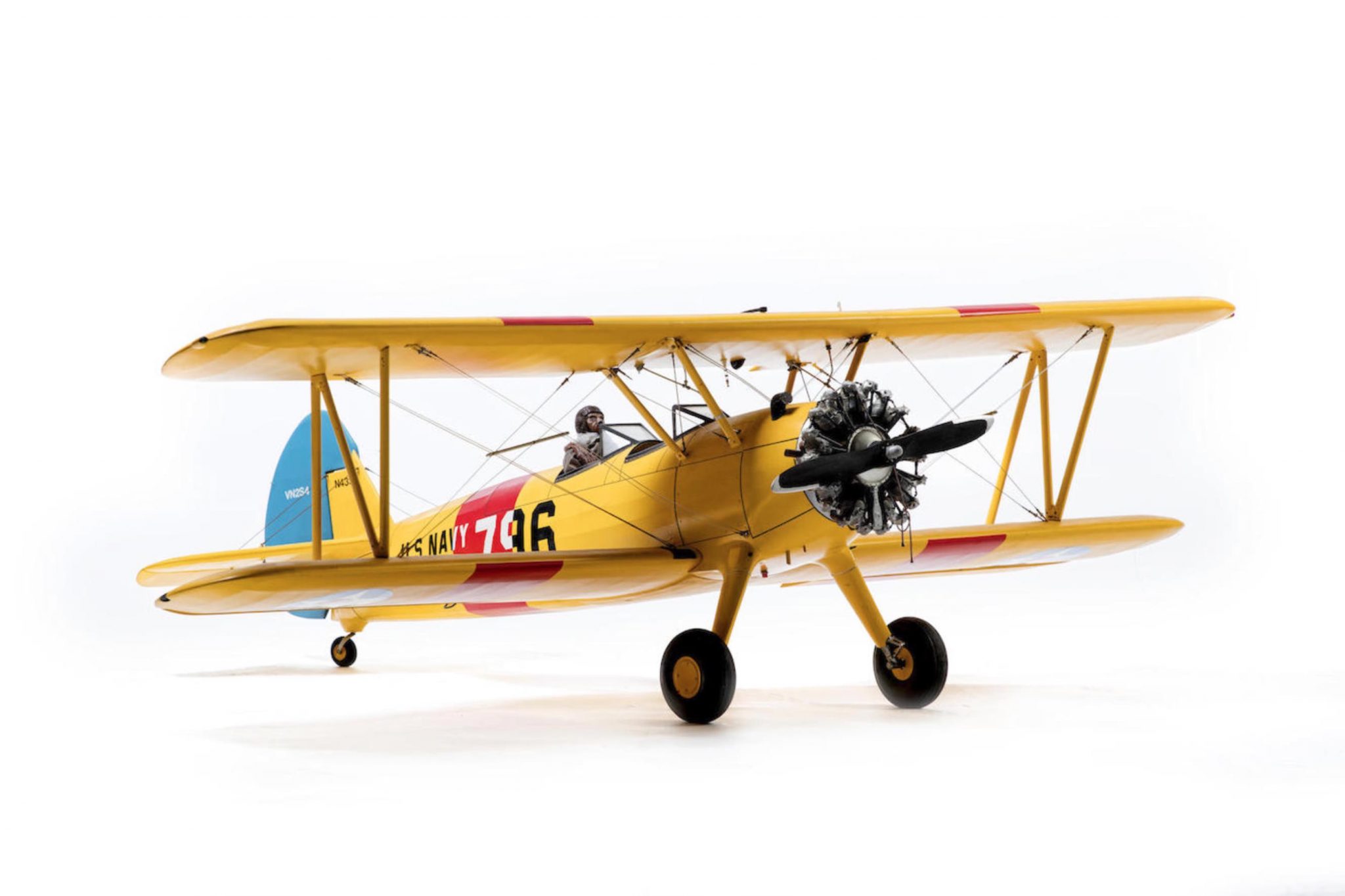 1:5th Scale Model: US Navy Boeing PT-17 Stearman