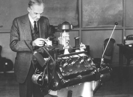 The Invention of the Ford Flathead V8 Engine henry ford flathead v8 450x330 - The Invention of the Ford Flathead V8 Engine
