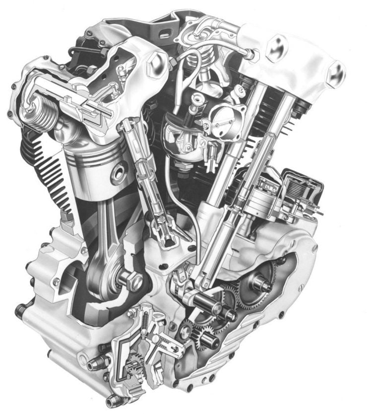 Harley-Davidson Knucklehead engine diagram