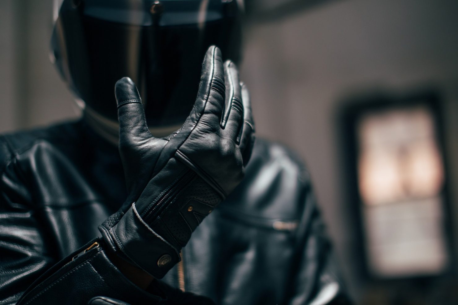 View of 55 Collection Touch Screen Motorcycle Gloves