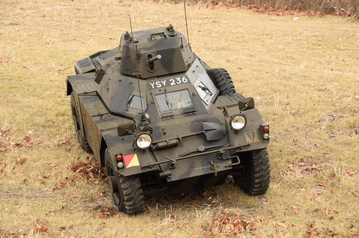 A Paintball Gun Equipped Daimler Ferret