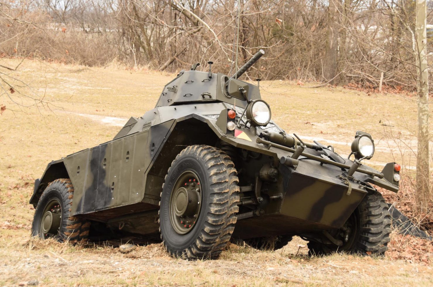 A Paintball Gun Equipped Daimler Ferret