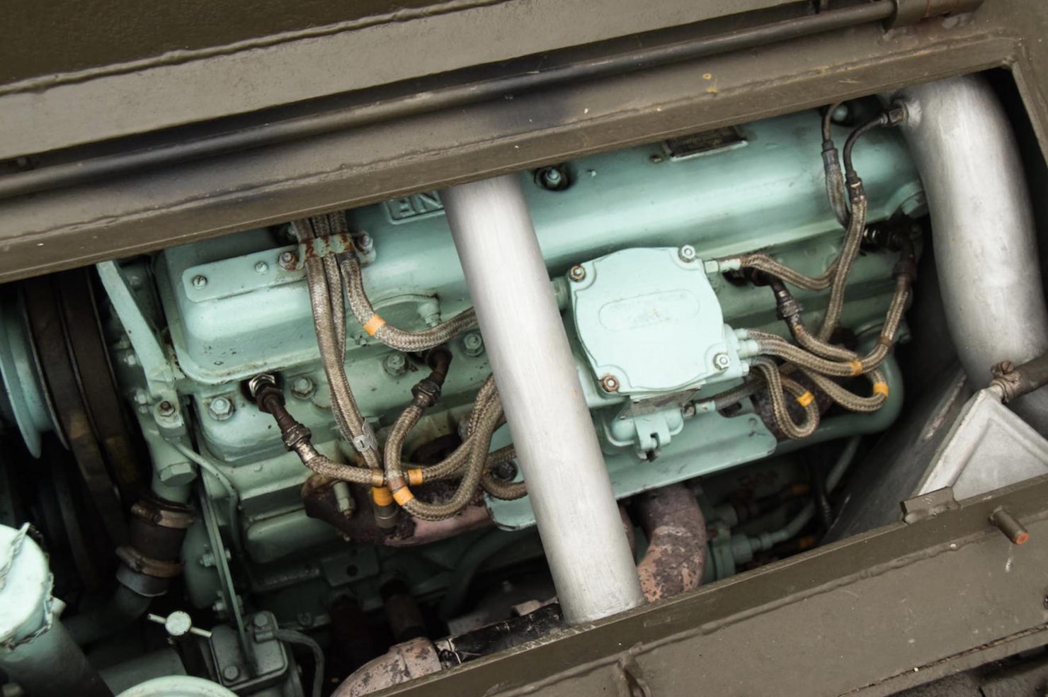 A Paintball Gun Equipped Daimler Ferret