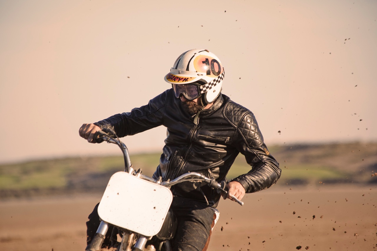 Dirt Track Motorcycle Jacket by 