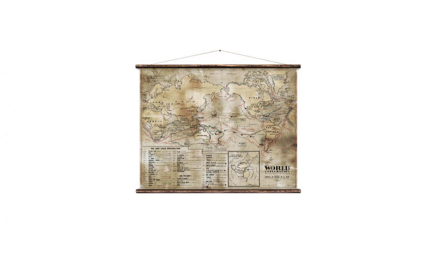 World Exploration Map by Erstwhile