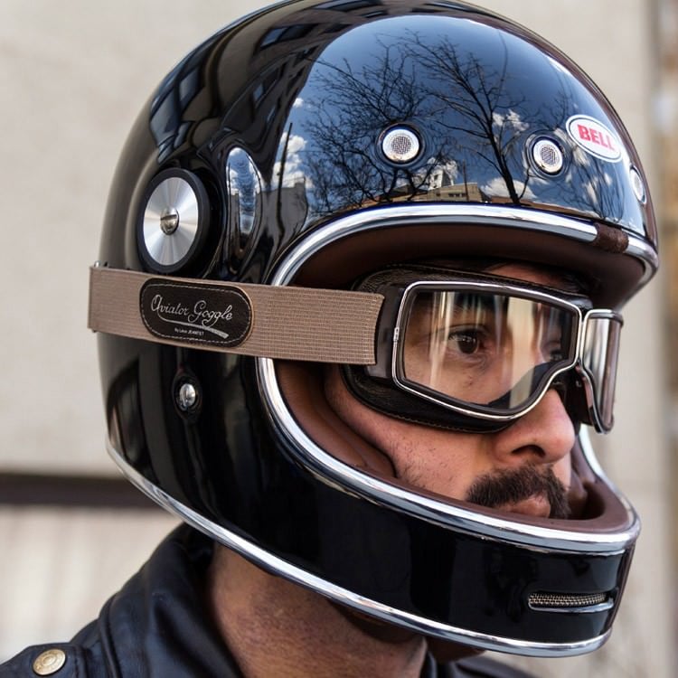 Motorcycle Helmets And Goggles : Harley Davidson Leather Helmet with