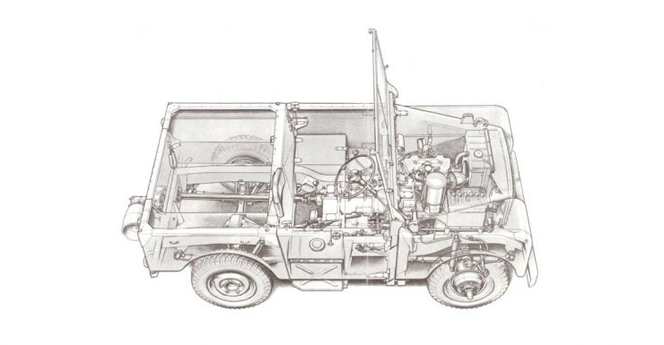 Land Rover Series I Cutaway