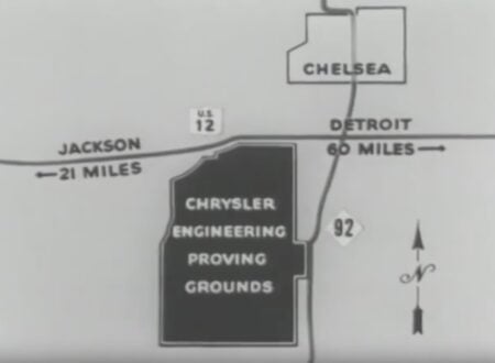 Film: Building the Chrysler Proving Grounds - Circa 1954 Building the Chrysler Proving Grounds 450x330 - Film: Building the Chrysler Proving Grounds - Circa 1954