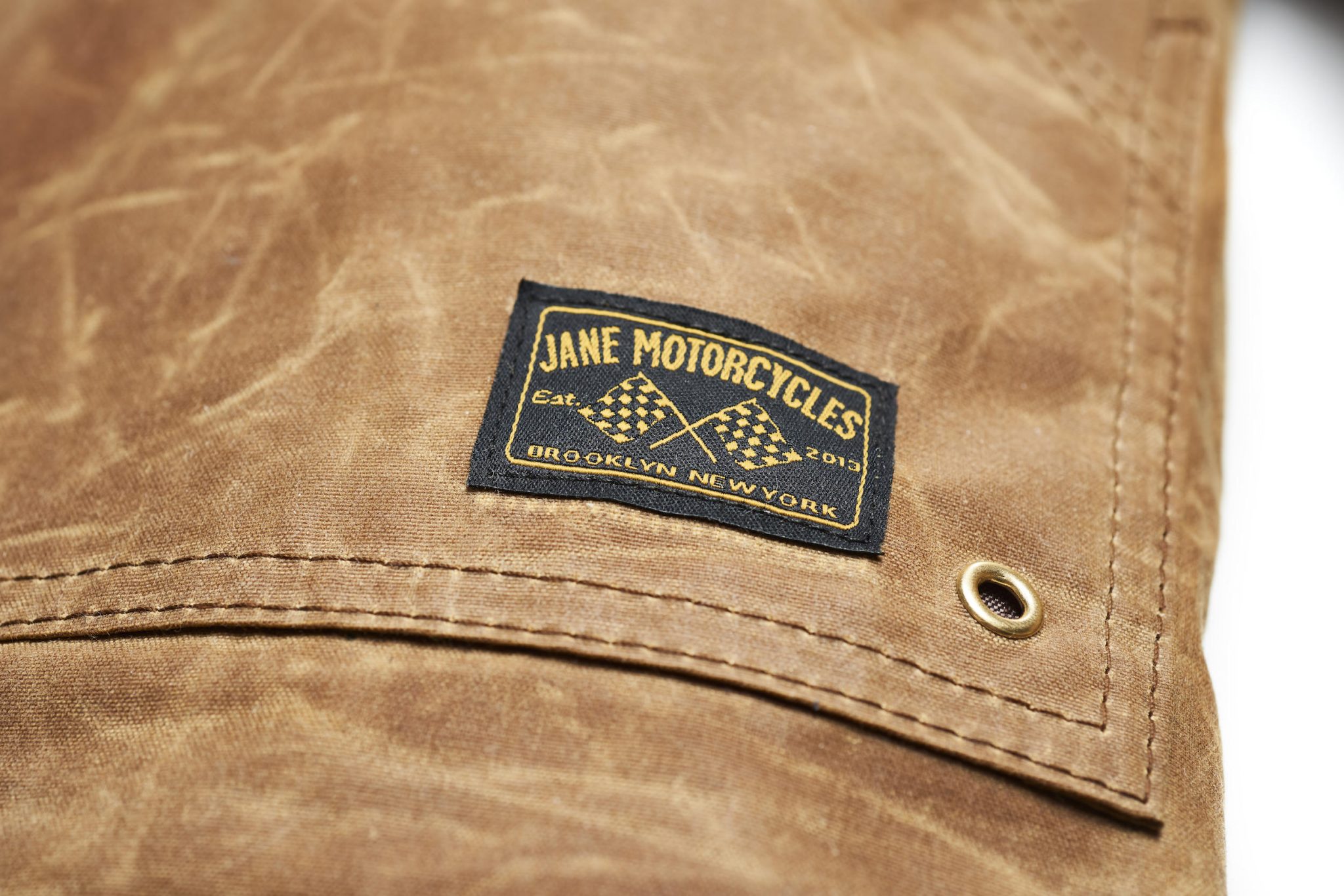 Jane Motorcycles The Driggs Riding Jacket - Waxed Canvas Field Tan