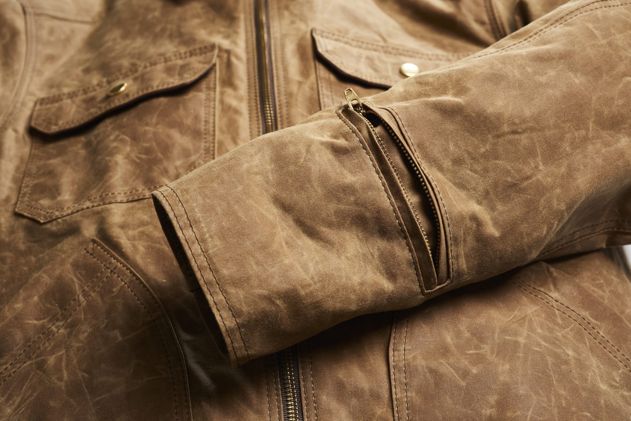 Jane Motorcycles The Driggs Riding Jacket - Waxed Canvas Field Tan