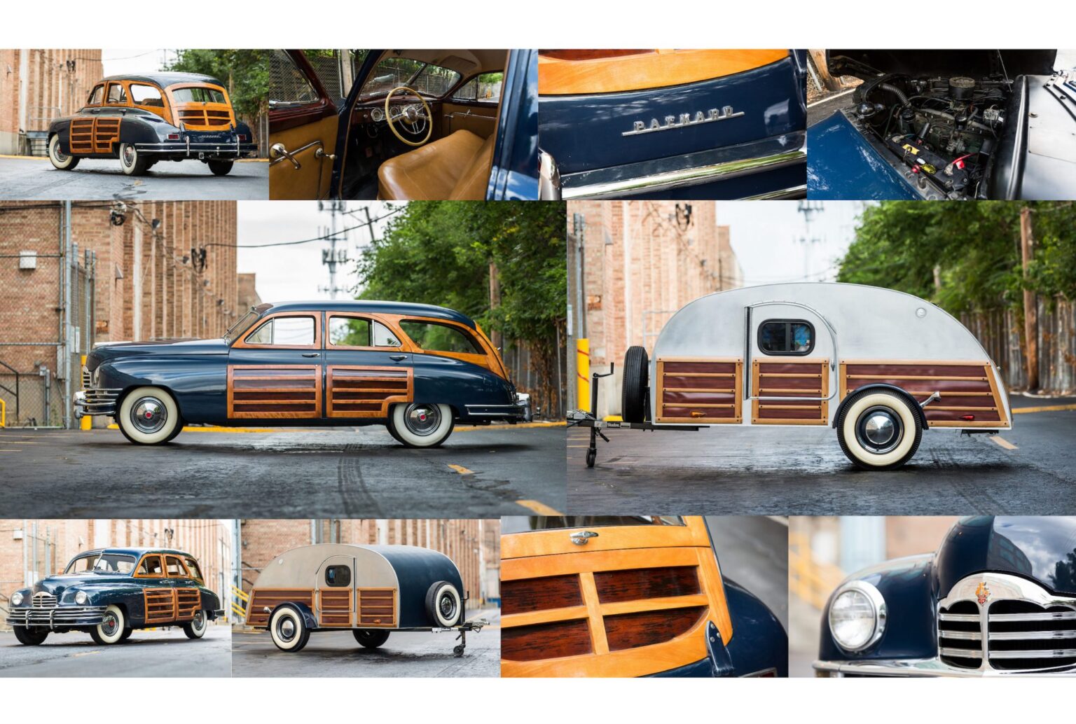 1948 Packard Eight Station Sedan & Teardrop Camper