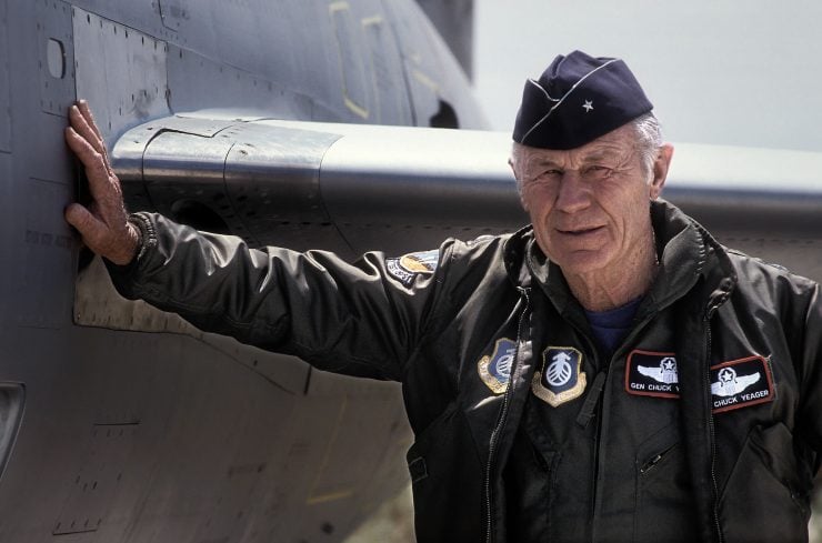 Documentary - Chuck Yeager: Breaking the Sound Barrier Chuck Yeager 740x489 - Documentary - Chuck Yeager: Breaking the Sound Barrier