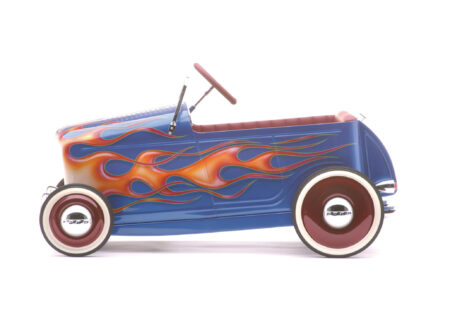 Kids' Pedal-Powered Hot Rod kids pedal car godson rodfather 450x330 - Kids' Pedal-Powered Hot Rod
