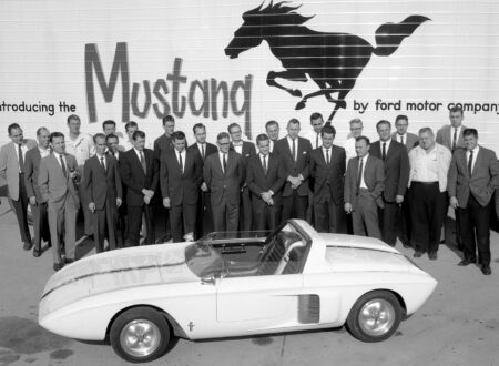 Period Promotional Film: 1962 Ford Mustang I Concept 1962 Ford Mustang I Concept Engineering Team 450x330 - Period Promotional Film: 1962 Ford Mustang I Concept