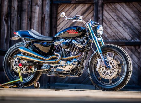 Mule Motorcycles - The Midnight Express Harley Tracker harley davidson tracker motorbike 4 450x330 - Mule Motorcycles - The Midnight Express Harley Tracker