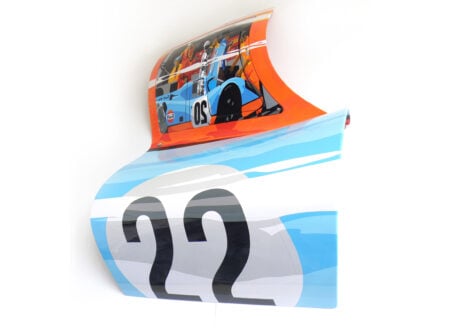 The Automotive Art of Joel Clark Automotive Art of Joel Clark Porsche 917 Door 450x330 - The Automotive Art of Joel Clark