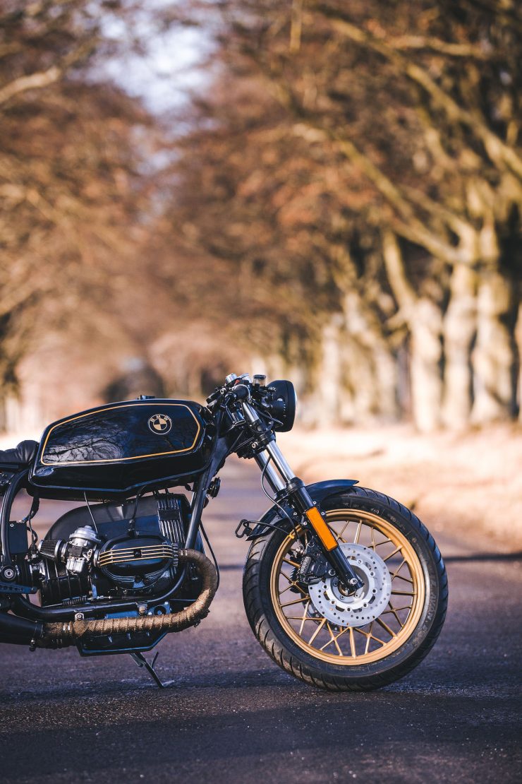 A Clean BMW R45 Cafe Racer by Scottish Garage JM Customs