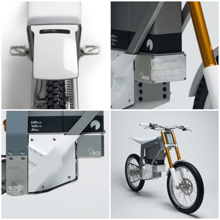 Cake Kalk Electric Bike Motor and Battery 740x740 - A Two-Wheeled Tesla: The CAKE KALK Dual Sport Electric Bike