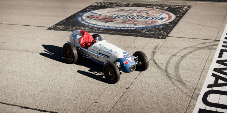 Kurtis KK4000 Offy Indy Race Car Overhead