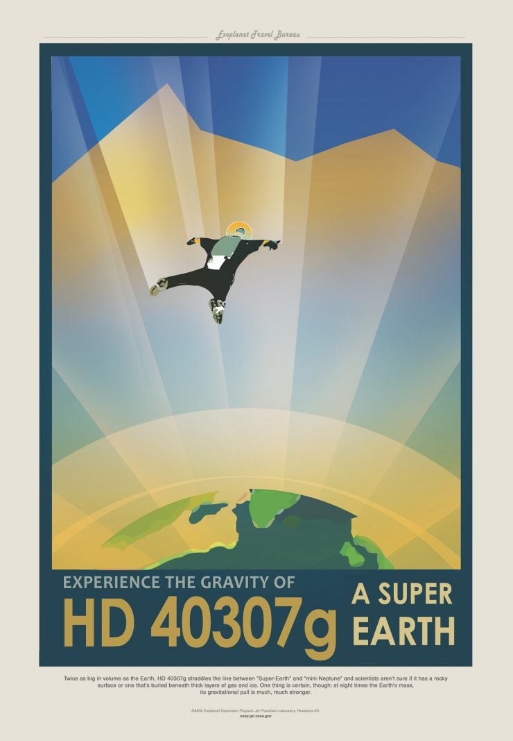 NASA / JPL-Caltech Space Tourism Posters HD40307G