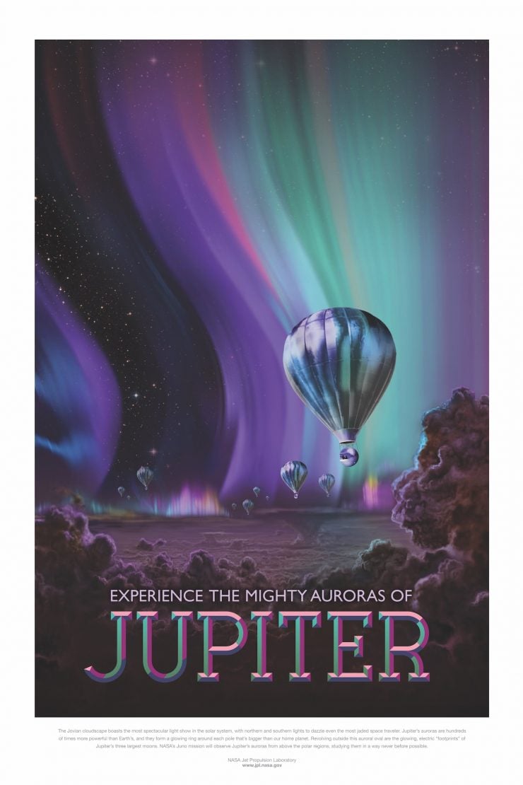 NASA / JPL-Caltech Space Tourism Posters Jupiter