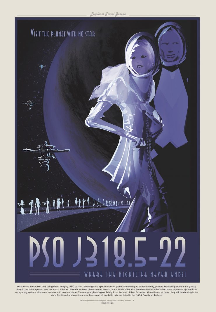 NASA / JPL-Caltech Space Tourism Posters PSOJ318