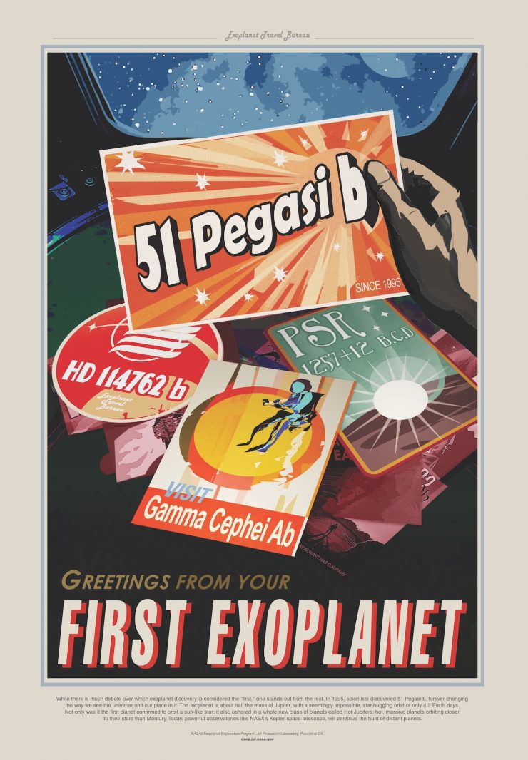 NASA / JPL-Caltech Space Tourism Posters Peg51