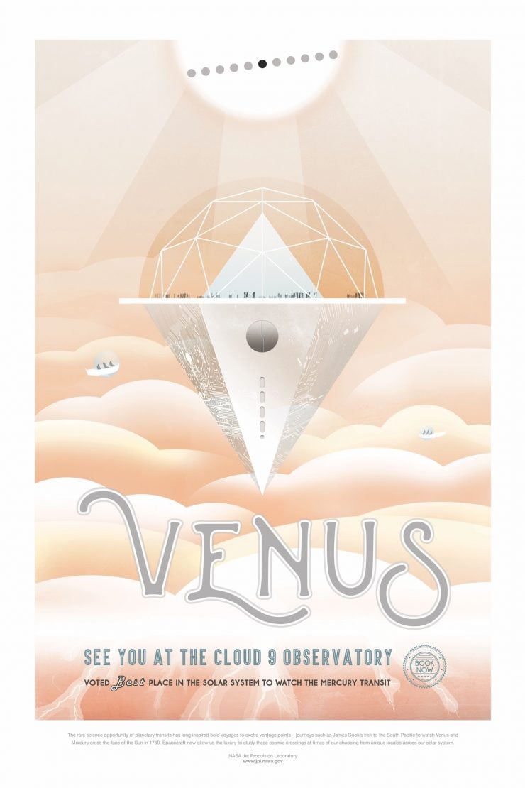 NASA Space Tourism Posters Venus