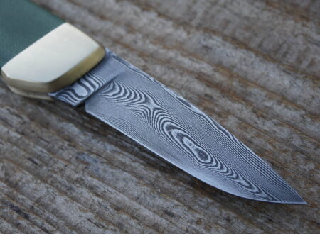 Creek Cutler Damascus Steel Folding Pocket Knife Creek Cutler Damascus Steel Folding Pocket Knife