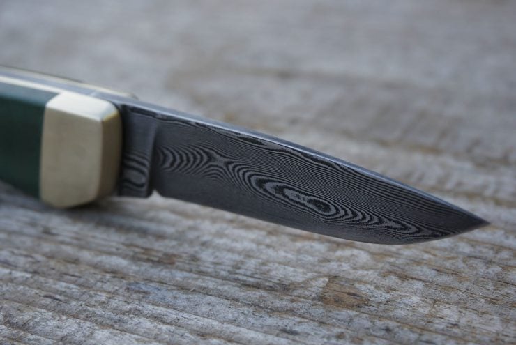 Creek Cutler Damascus Steel Folding Pocket Knife 6