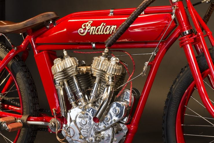 Indian Twin Board-Track Racer Engine