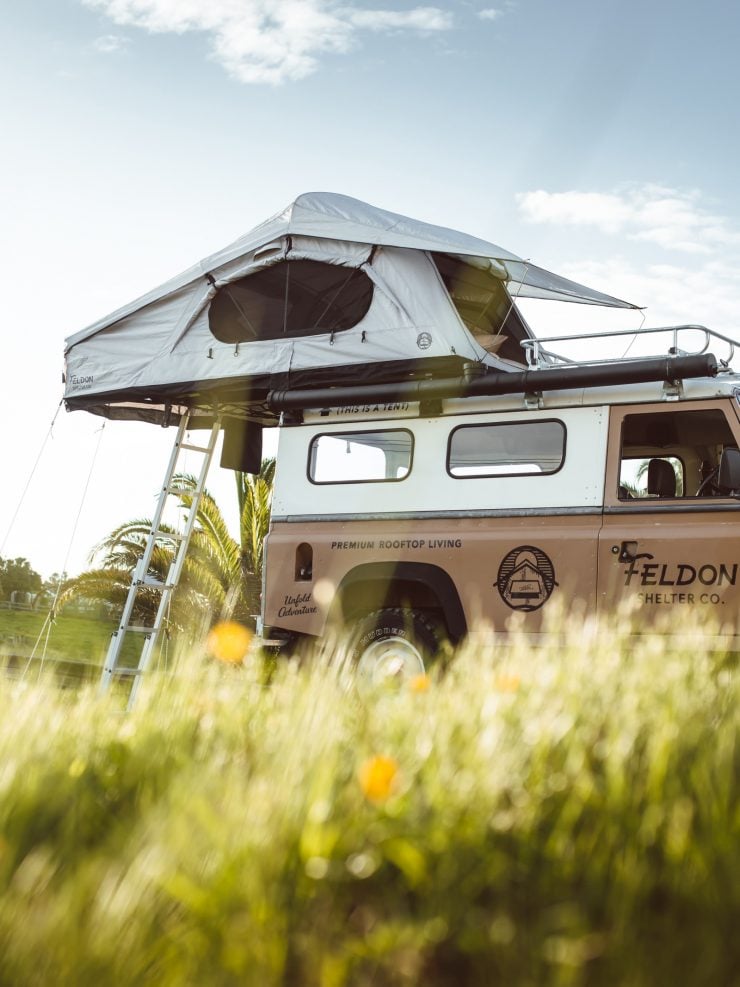 The Crows Nest Extended Rooftop Tent by Feldon Shelter