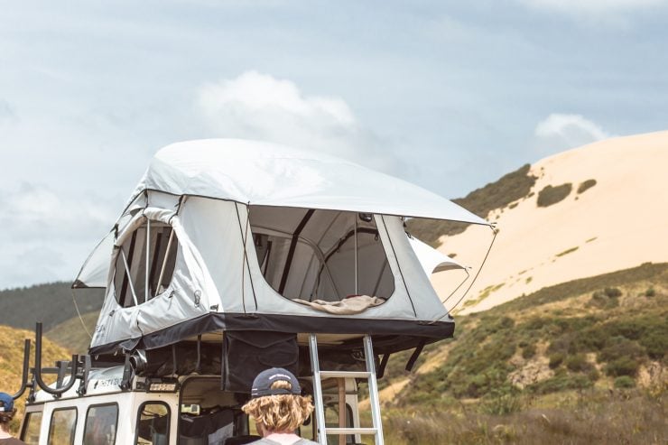 The Crows Nest Extended Rooftop Tent by Feldon Shelter