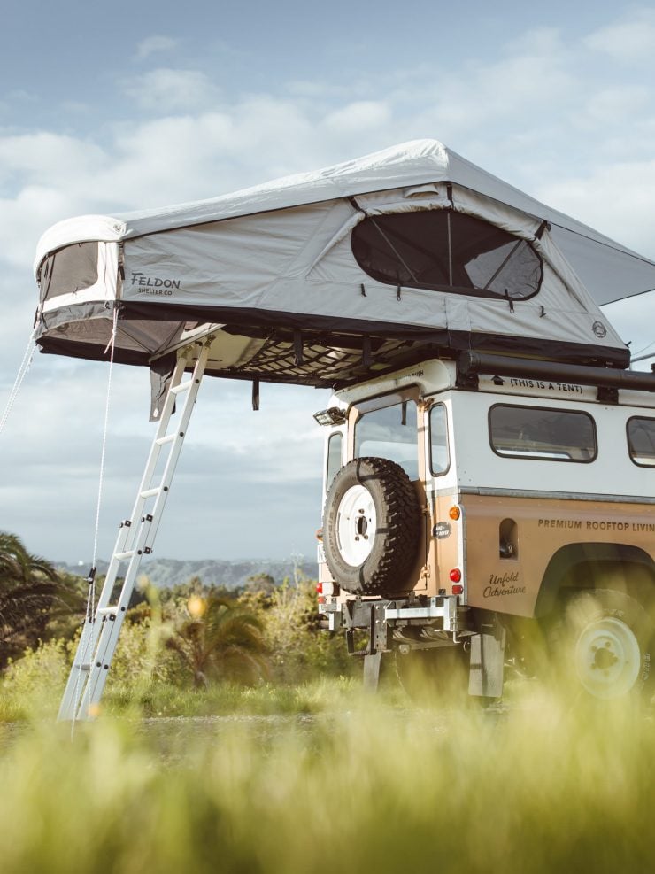 Crow's Nest Extended Rooftop Tent Feldon Shelter