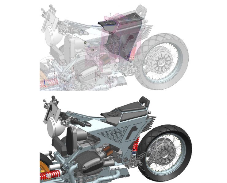 3D CAD Motorcycle