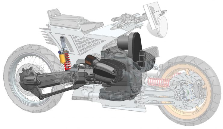 3D CAD Motorcycle