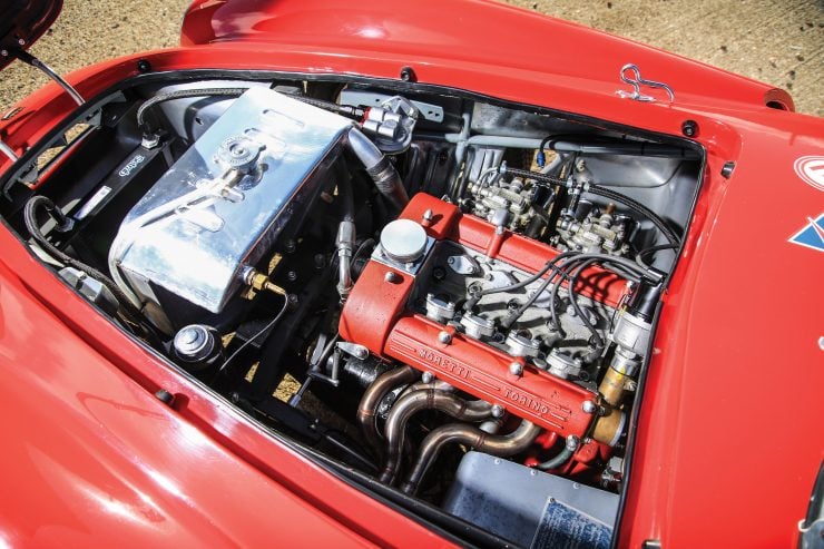 Moretti 750 Gran Sport Barchetta Engine