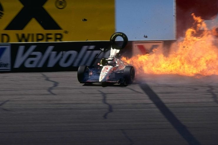 Nigel Mansell Crash 1993 Indycar Season